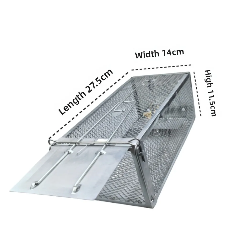 Piège à rats humain réutilisable, Cage à souris, piège à treillis métallique, écureuil, éclats et Ra