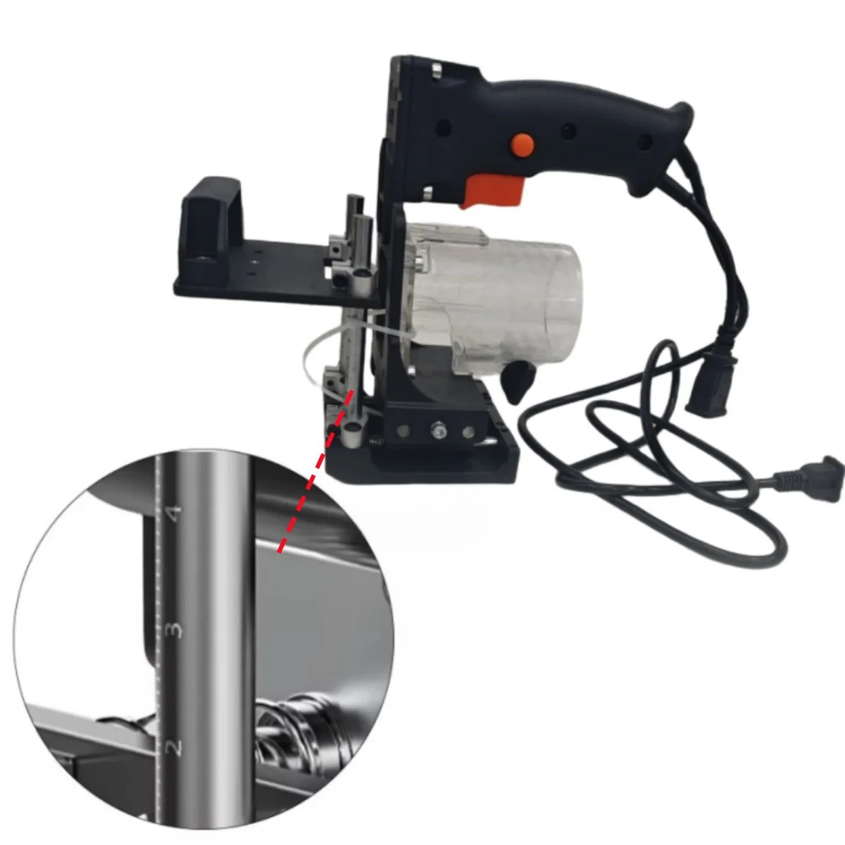 2 in 1 dispositivo di fissaggio invisibile apertura punzonatura localizzatore lavorazione del legno rifilatura scanalatura staffa armadio bordo foro laterale dispositivo di fissaggio