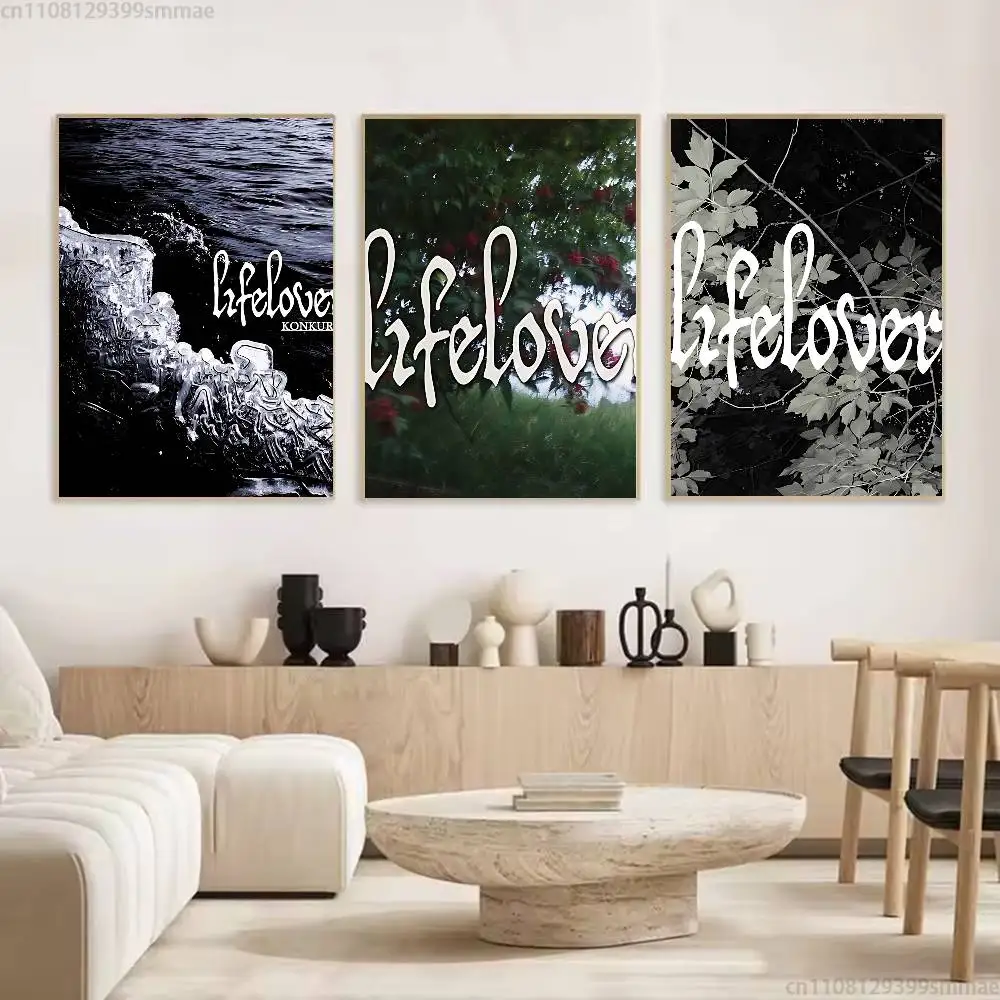 Swedish LIFELOVER Poster Fancy Poster Wall Sticker for Living Room Bar Vintage Decorative Painting