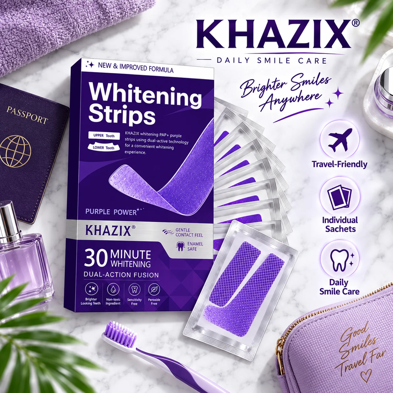 Dental Care Strips Oral Hygiene Teeth Patch Fresh Breath Mouth Cleaning Strips for Daily Use view 4