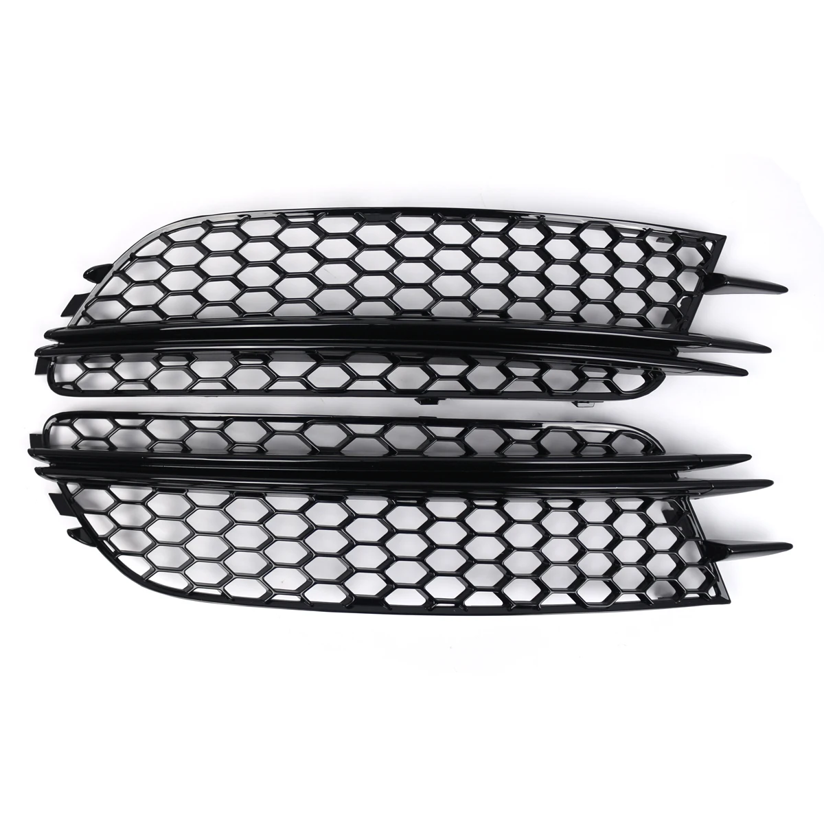 

4G0807682 для A6 C7 седан/Avant Standard 2012-2015 предварительно фейслинг 2 шт. хромированная/глянцевая черная сотовая сетка противотуманная фара решетка