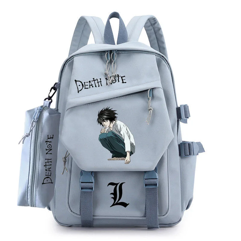 DEATH NOTE Backpack Harajuku Fashion Cartoon Yagami Light MisaMisa Print Student School Bag Large Capacity durable Backpack