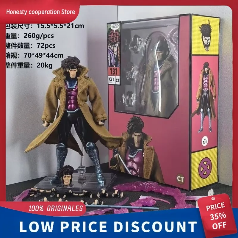 

【Factory Outlet】In Stock Ct Toys Gambit Figure Mafex 131 X-Men Wolverine Shf Anime Action Figure Figurine Statue Model Toys Gift