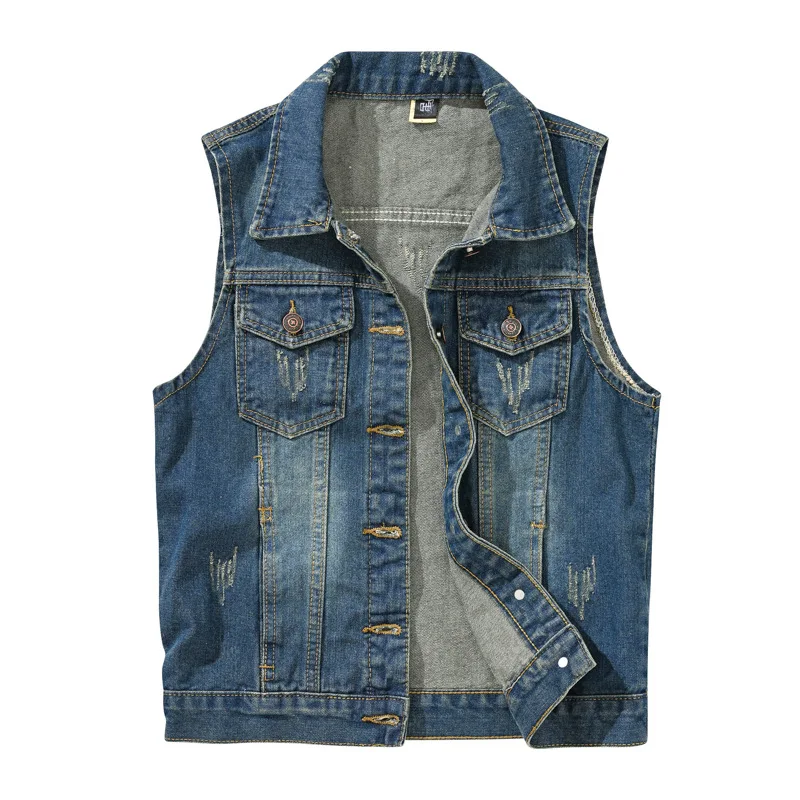 Korean-style Trendy Denim Vest,Spring and Autumn New Slim-fitting Waistcoat for Women, Fresh and Sweet Style Casual Denim Jacket