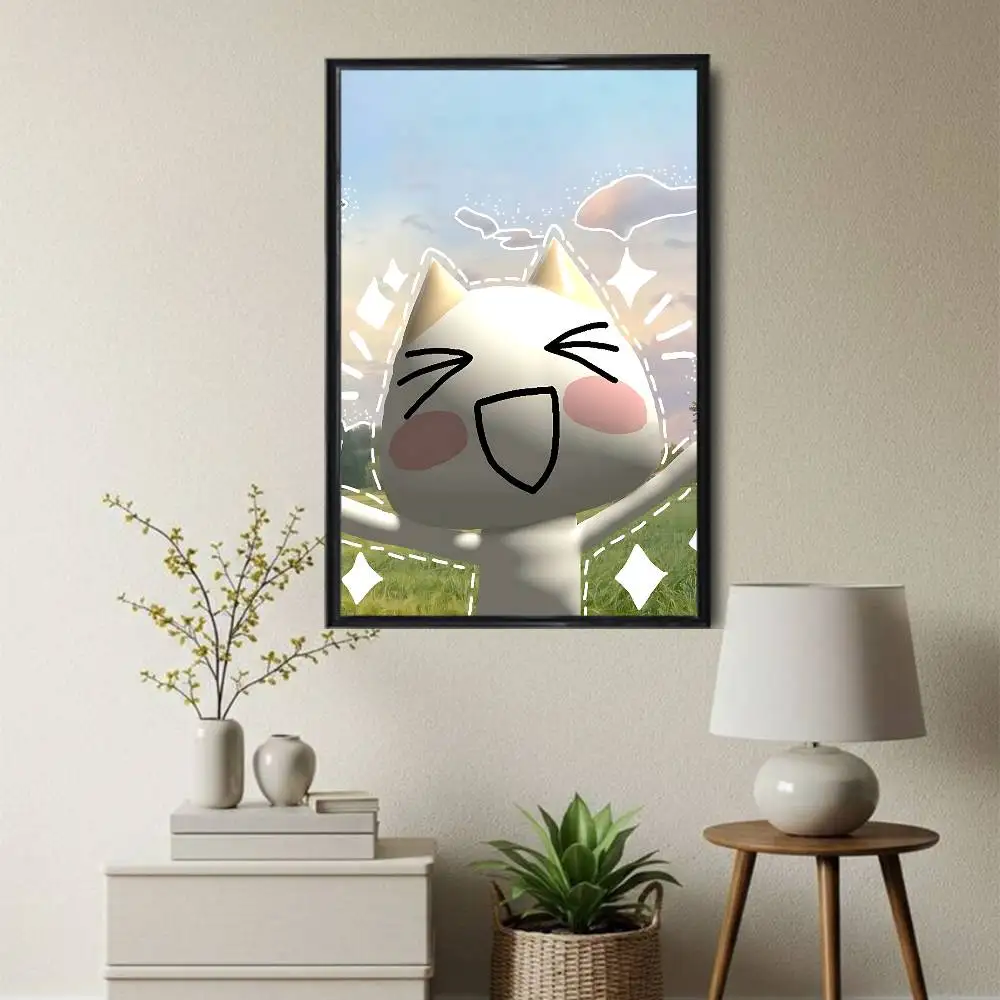 Talking about love food Toro Inoue Poster Prints Wall Art Painting Picture Gift Living Room Bar Restaurant Dec Sticker Large