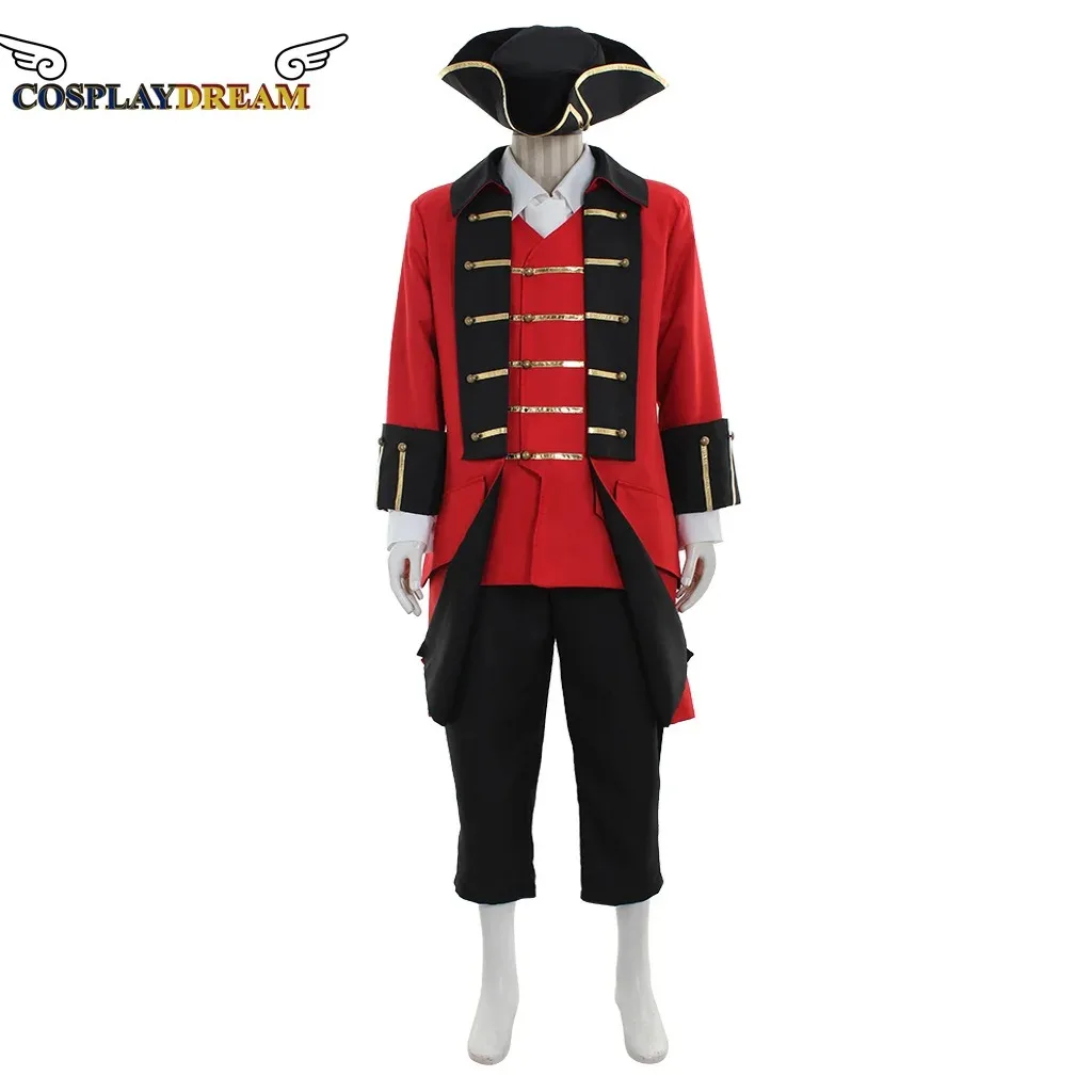 

Outlander Jonathan Randall Cosplay Costume Men's Colonial Military Soldier Suit British Style Officer Uniform Custom Made