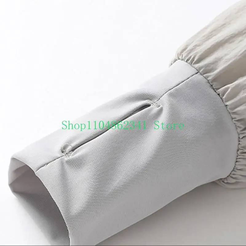 Giacca rinfrescante per uomo Donna Giacca climatizzata per climi caldi Giacca indossabile con cappuccio cool Camicia da sole a maniche lunghe