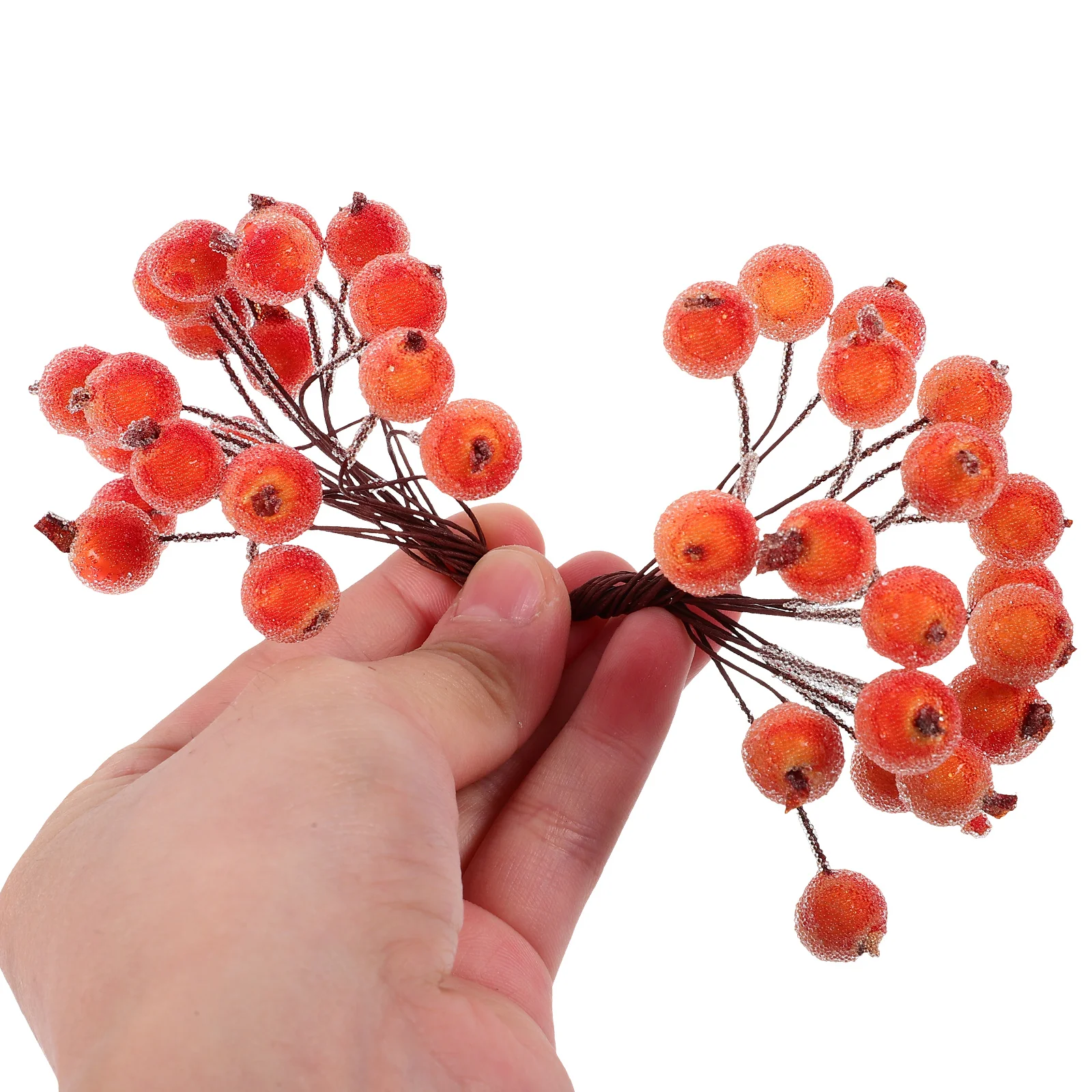 

200pcs Simulation Foam Berry Artificial Flower Decor Garland Mini Christmas Holly Diy Wedding Home Party