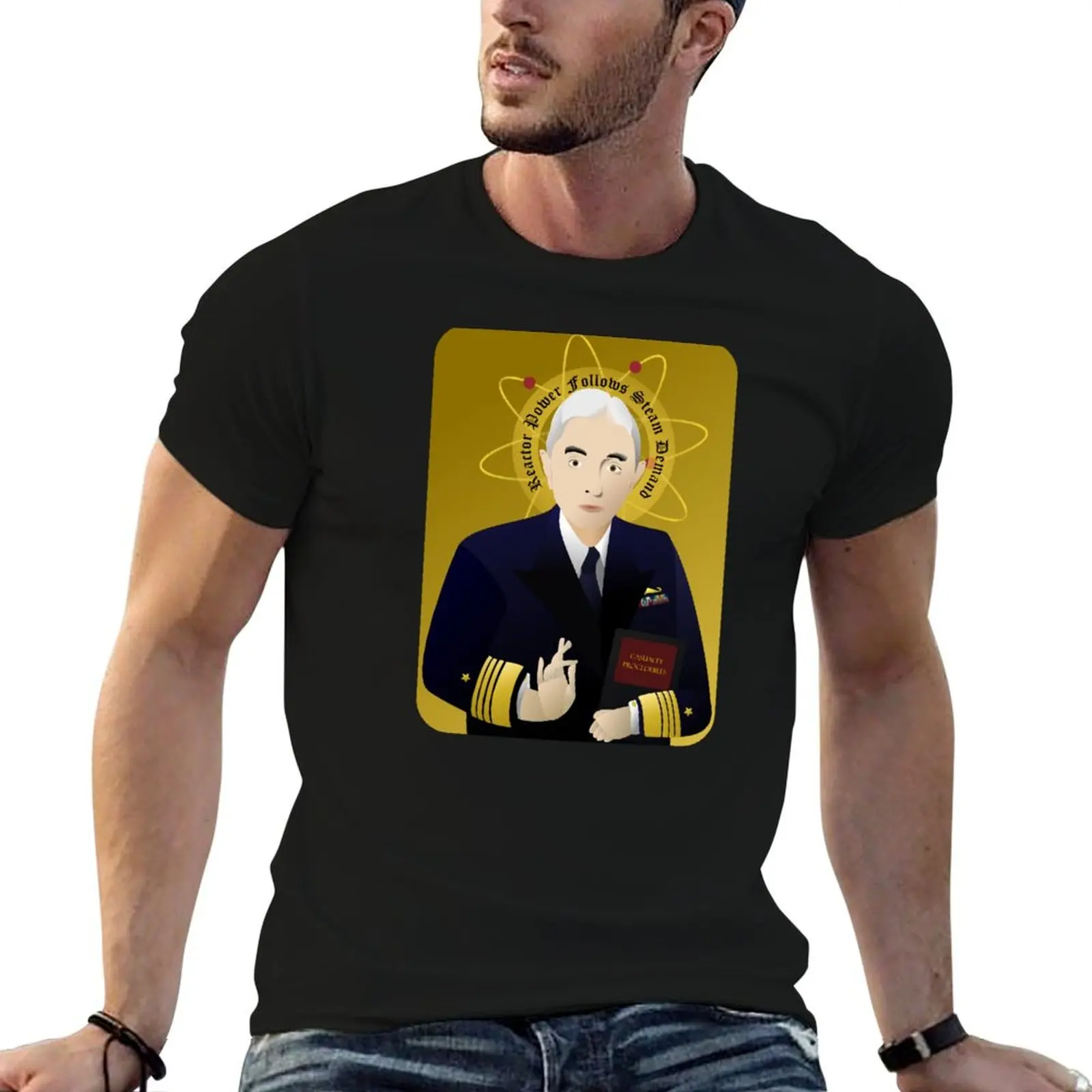 Hyman G. Rickover Icon T-Shirt shirts graphic tee anime t shirts customizeds men t shirts high quality