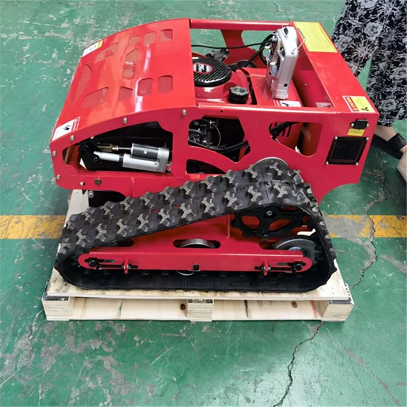 Radio Control Mowers Slope Lawn Mower Tracked All Terrain Remote Control Robot Weed Mowing Machine