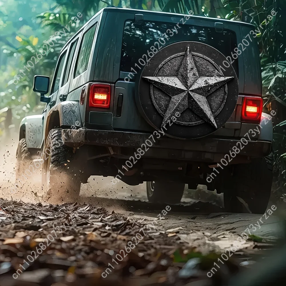 五芒星型 各種モデル 車用タイヤカバー 砂埃防止 風雨対策 タイヤカバー 頑丈で耐久性のあるタイヤカバー