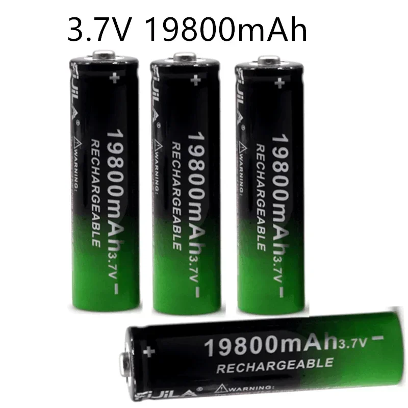 New 18650 Li-Ion battery 19800mAh rechargeable battery 3.7V for LED flashlight flashlight or electronic devices battery