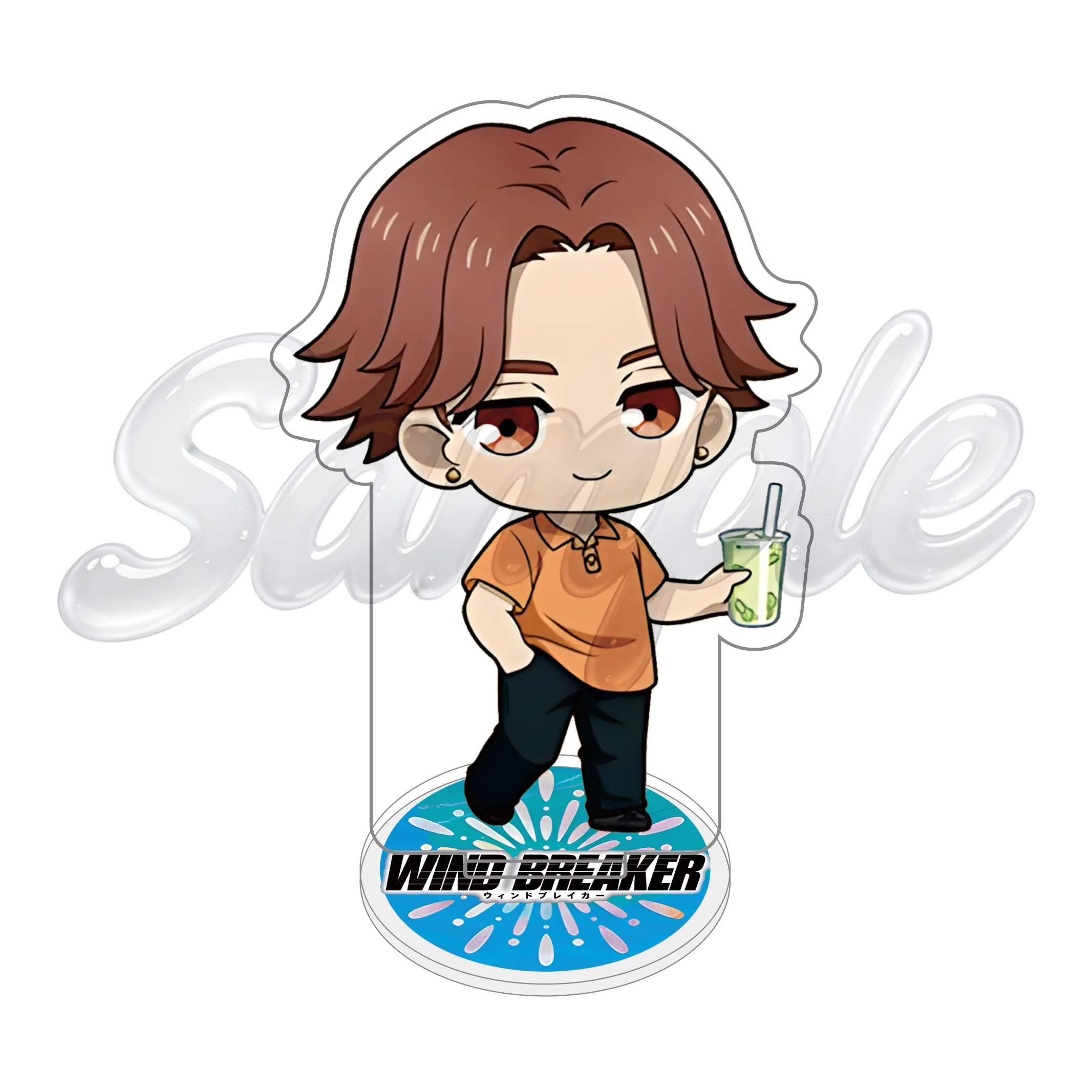 Anime Wind Breaker 10cm Acrylic Stand Tabletop Decorations Accessories Decor Gifts Exquisite Product Keychains Model Doll