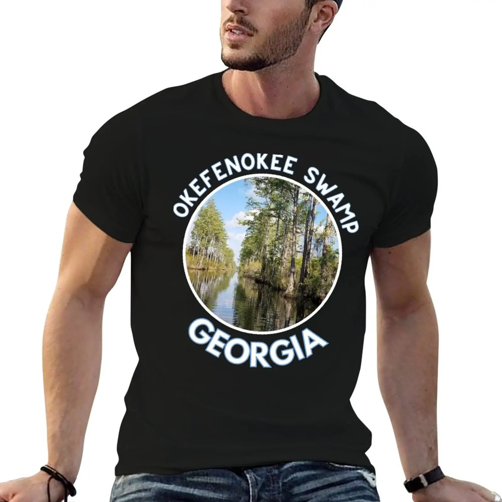 Okefenokee Swamp Georgia T-Shirt Daily Wear Print T-Shirt