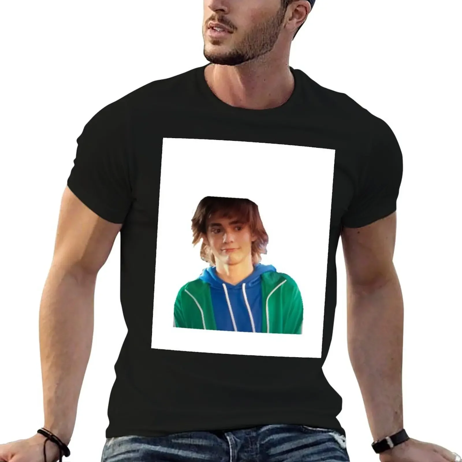 Ricky Bowen as Troy Bolton T-Shirt plain customizeds men tshirt