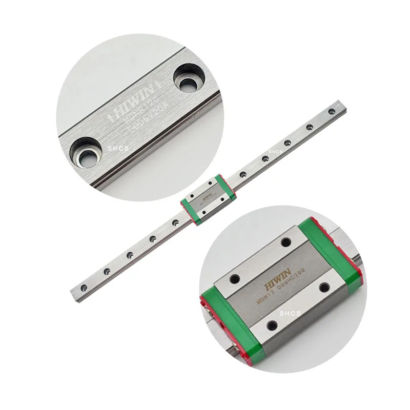 HIWIN MGN12H Stainless Steel Linear Guide Rail With MGN12H Carriage Block Z0 Z1 Preload