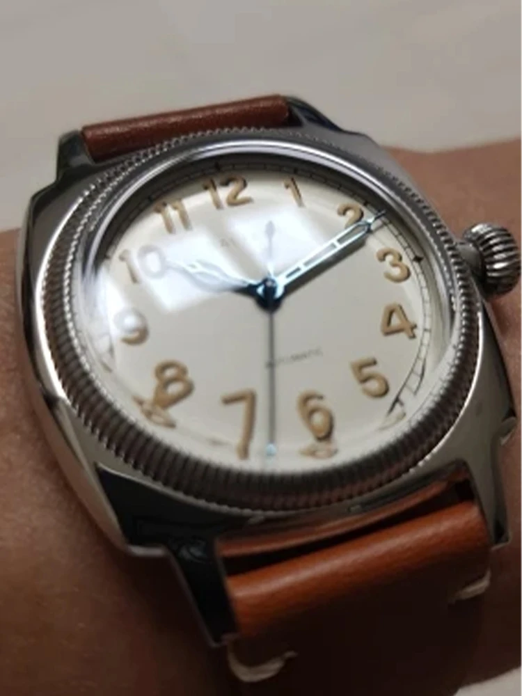 BALTANY 1926s Retro Automatic Wristwatch Miyota 9039 Movement Vintage Dress Watch Sapphire stainless steel watch for men S4015