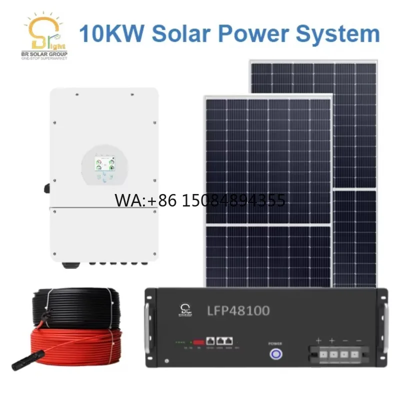 SOLAR 10KW Solar System on and Off Grid Hybrid 10KW Mount Solar Ground System