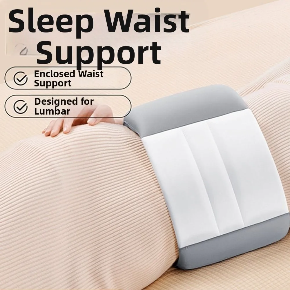 Comfortable Lumbar Support Pillow Adjustable Wrap Around Intervertebral Disc Support Waist Support Pillow Waist Protection
