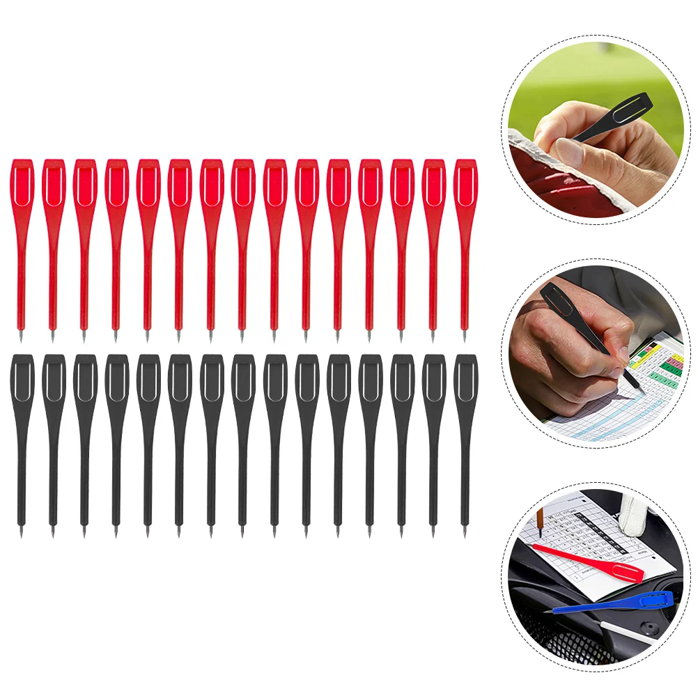 30 Pcs Golf Scoring Pencil Supplies Non Sharpening Pencils Portable Sports Golfing Sketching