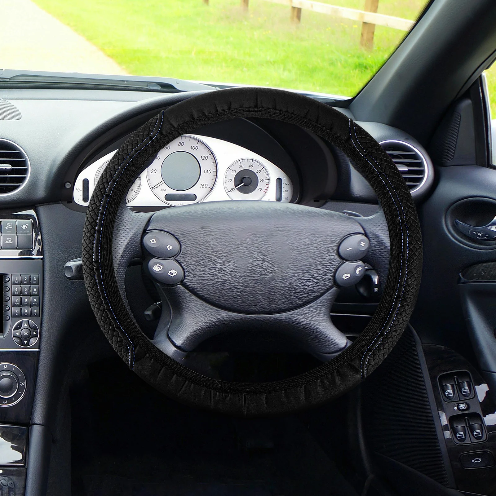

Covers for Vehicle Steering Wheels Steeringwheel Car Anti Skid Protector Nonslip Interior