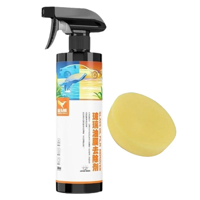 

Car Glass Oil Film Cleaner 500ml Car Windshield Water Stains Spray Car Windshield Water Stains Spray Front Windshield Stain