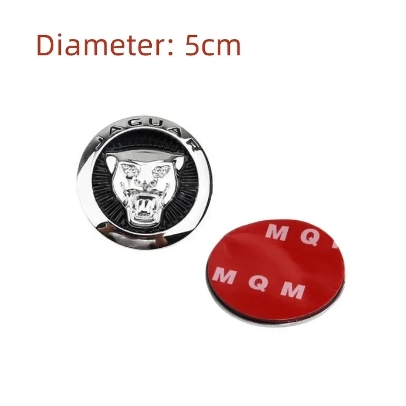 5cm 3D Metal Decal Sticker Car Gear Panel Knob Emblem Badge Decals Car for Jaguar X-TYPE F-PACE S-TYPE XE XF XJ XK XJR XFR XJS