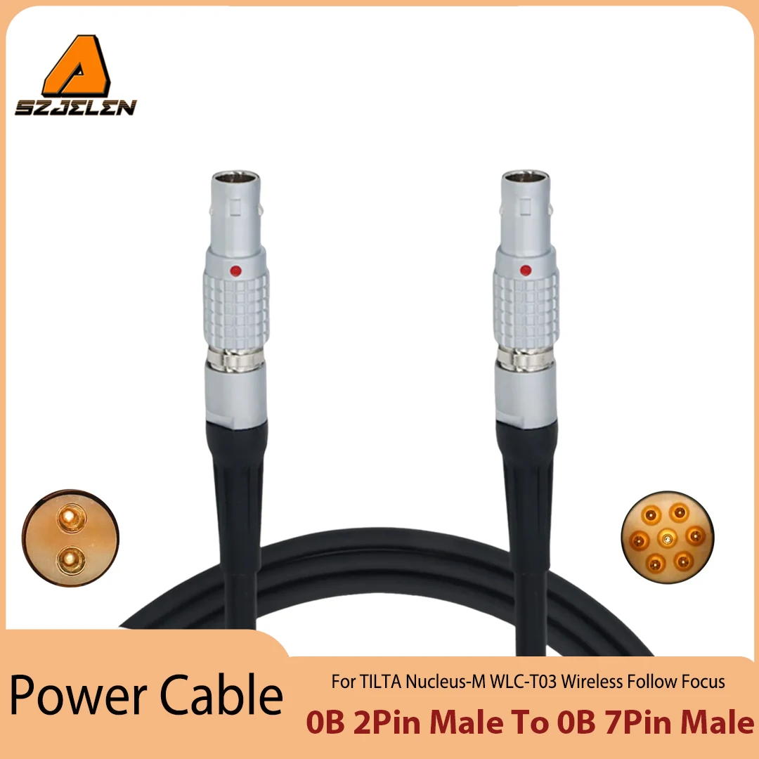 0B 2Pin To 0B 7Pin Nucleus-M Power Cable For TILTA Nucleus-M WLC-T03 Wireless Follow Focus Lens Control