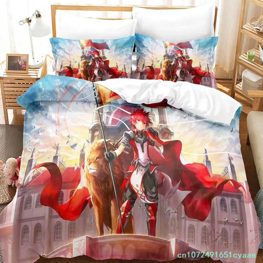2023 New Elsword Bedding Set Single Twin Full Queen King Size Bed Set Adult Kid Bedroom Duvetcover Sets Anime Parure De Lit Bed