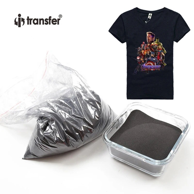 1kg High Resistant Dark Color Hot Melt Powder DTF Printer Direct Transfer Printing Adhesive Powder For T shirts Printing