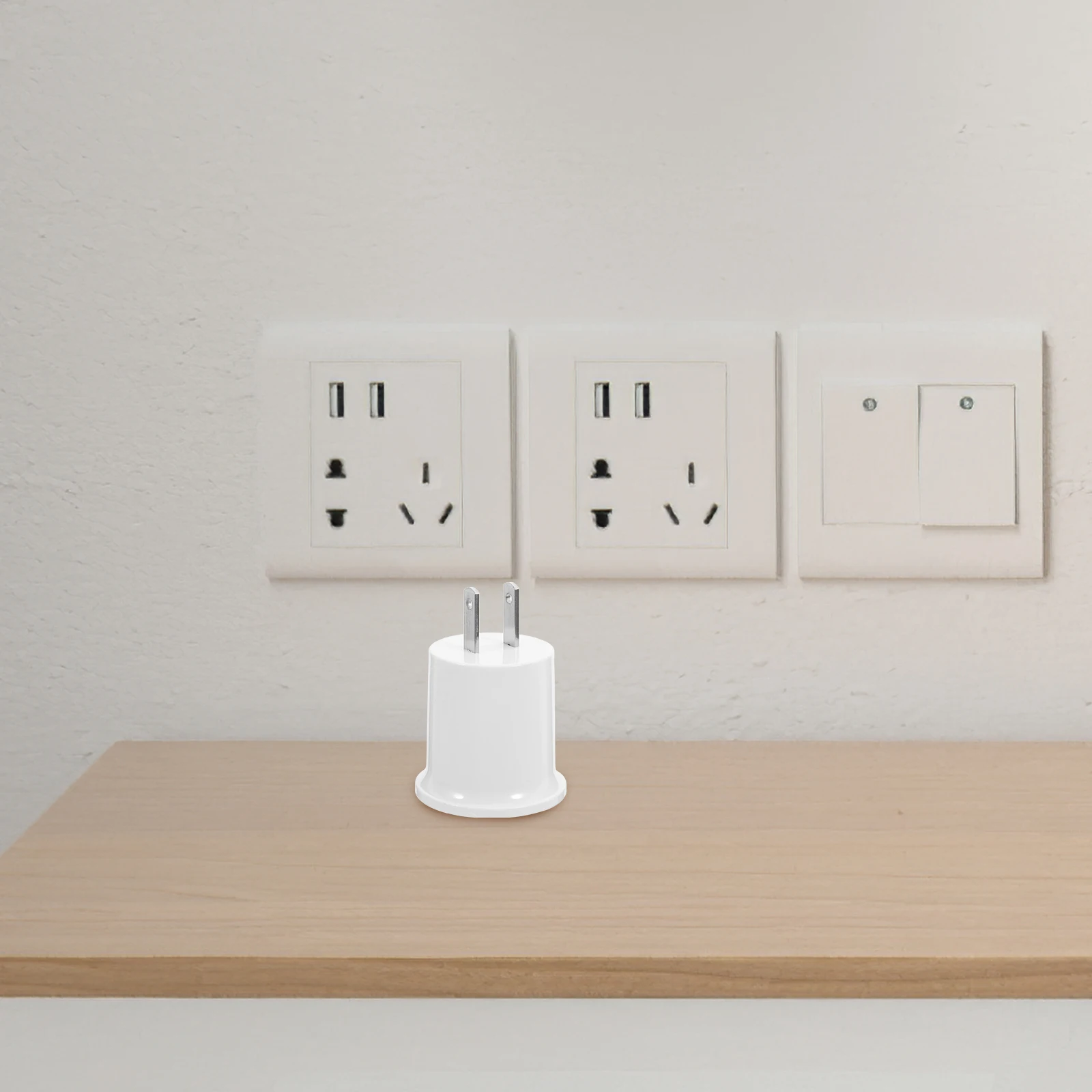 3 قطعة E27 محول مقبس الإضاءة موثوقة ABS النحاس التوصيل إلى E27 لمبة حامل تحويل ل تركيبات إضاءة الجدار E26 مصباح المقبس