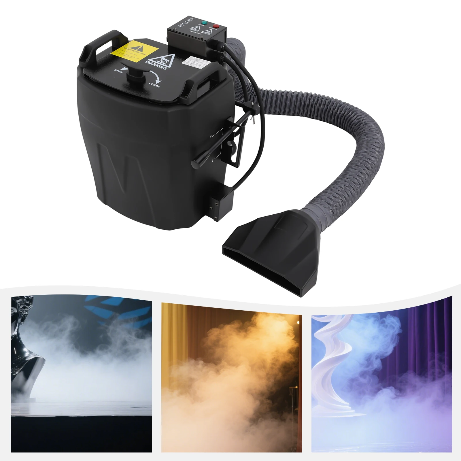 

Портативная машина для сухого льда мощностью 3500 Вт, машина для сухого льда с низким дымом, DJ сценический эффект, машина для сухого льда для свадебной вечеринки, широкое покрытие дыма 150 м2