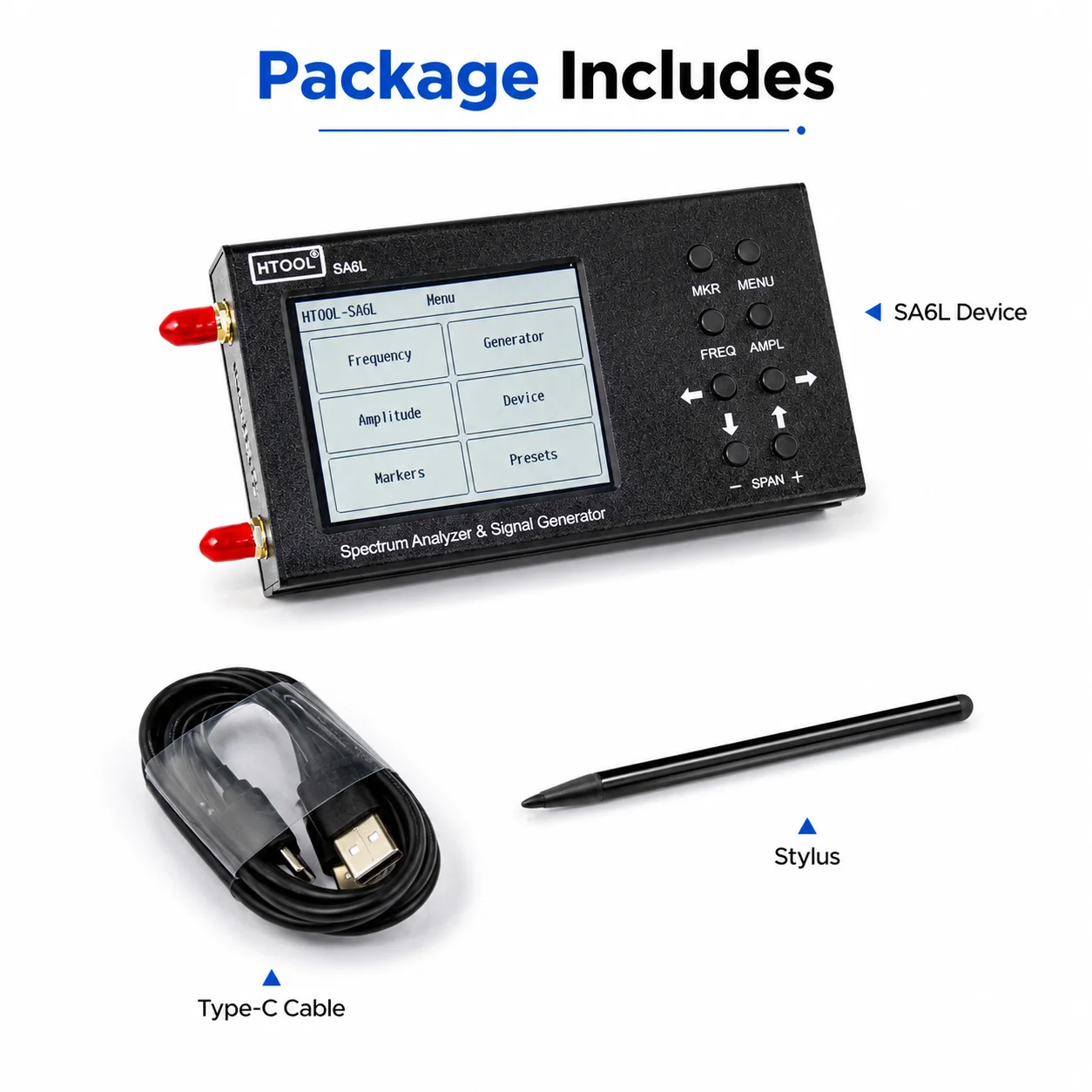 HTOOL SA6L 35MHz-6.2GHz Portab - Signal Generator Spectrum Analyzer recension och pris