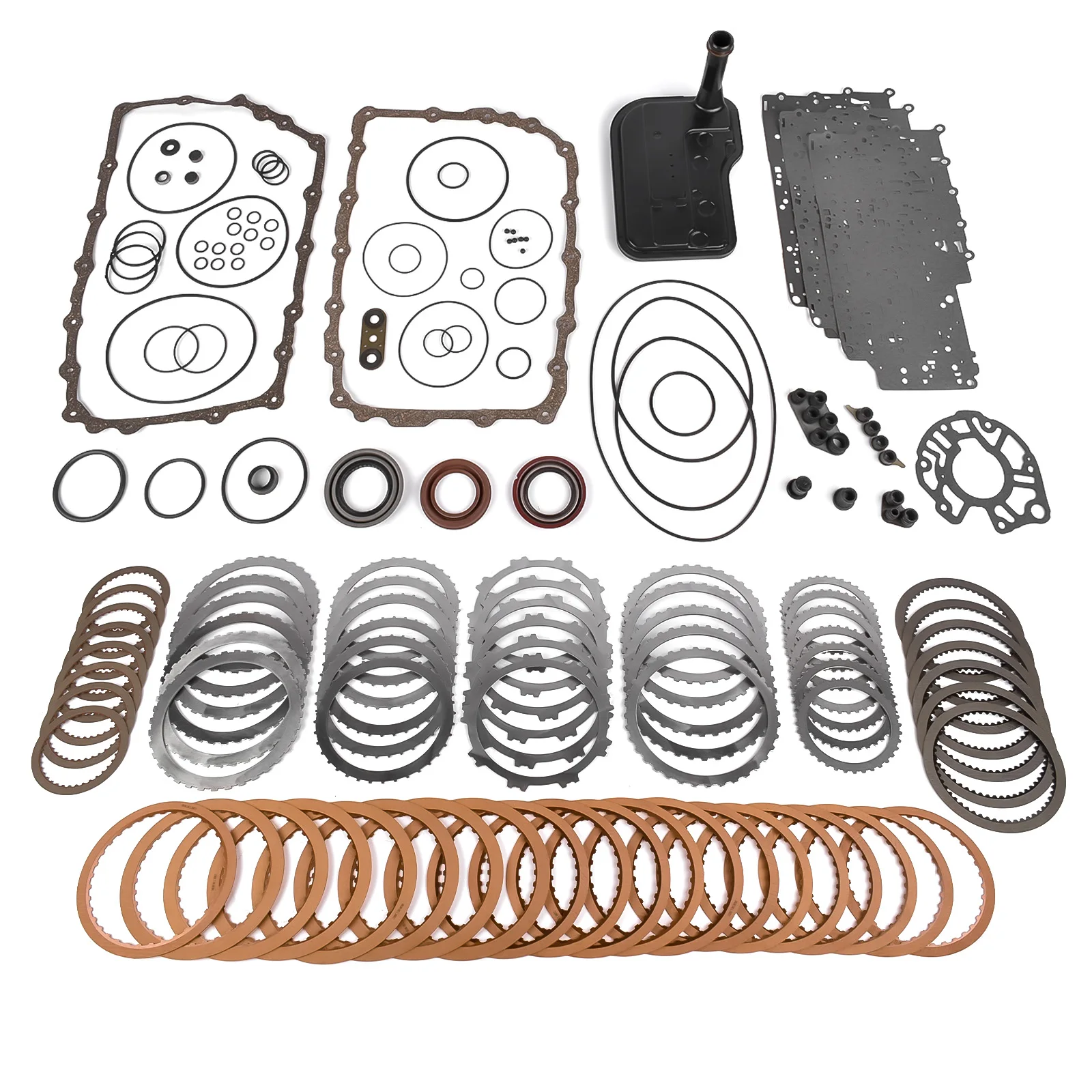 

AP02 6L90 6L90E 6L80 6L80E Transmission Master Rebuild Kit for Chevy Cadillac GMC