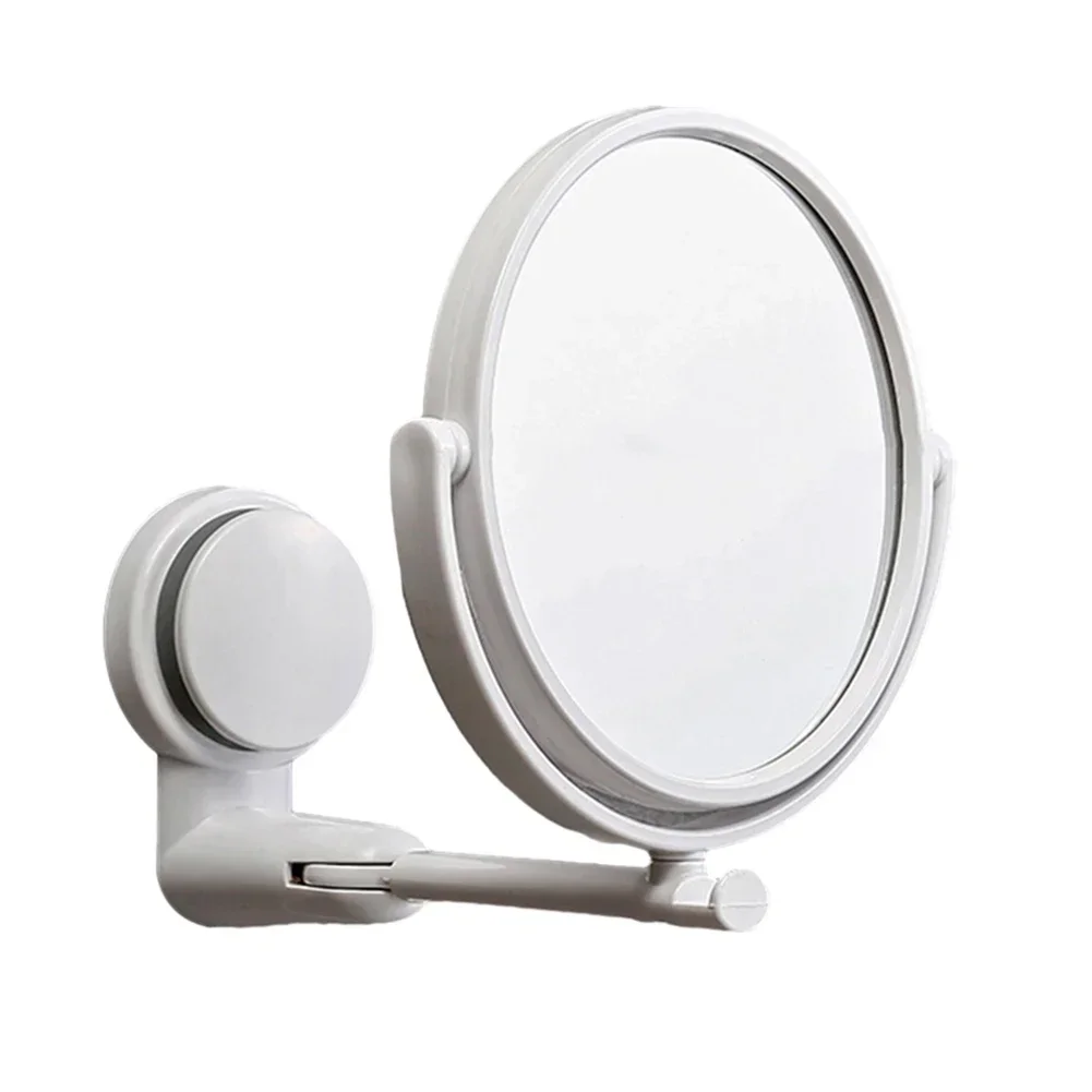 

Wall Mirror Folding Arm Extend Bathroom Mirror Without Drill Swivel Bathroom Mirror Suction Arm Double Side Cosmetic Makeup