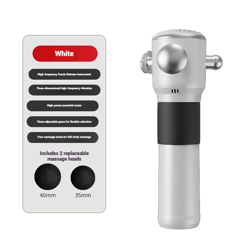 

Multi-function Fascia Release Instrument Three-dimensional High-frequency Vibration 4 Massage Areas Full Body Massage 3 Gear