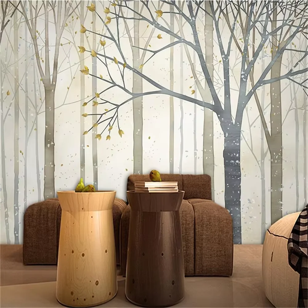 custom Abstract nostalgic woods flooring wall paper papel de parede 3d photo wallpaper for walls 3 d photo wall mural home decor