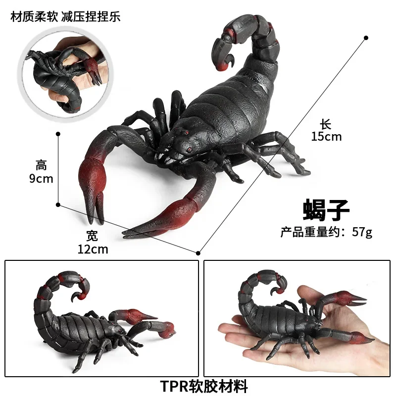 HOT SALE Simulation Static Scorpion Decompression Venting Insect Toy Animal Model