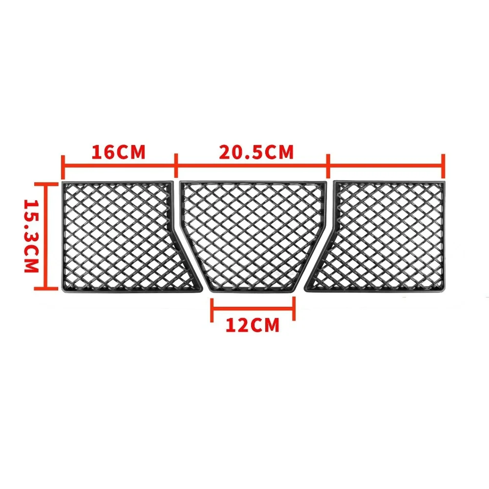 5 Pack Car Front Bumper Center Lower Grille Mesh Guard For BMW G87 M2 2023-2025 Automotive Accessories