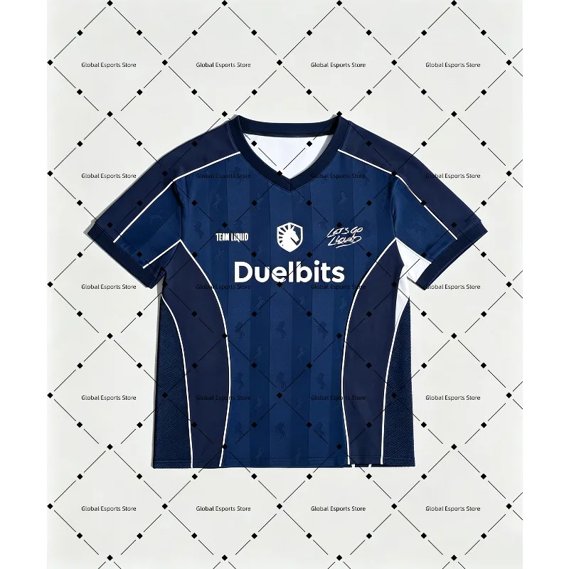 2026 Team Liquid ESports Club Team Jersey T-Shirt Digital Print Pattern Valorant LOL Csgo Short Sleeve T-Shirt