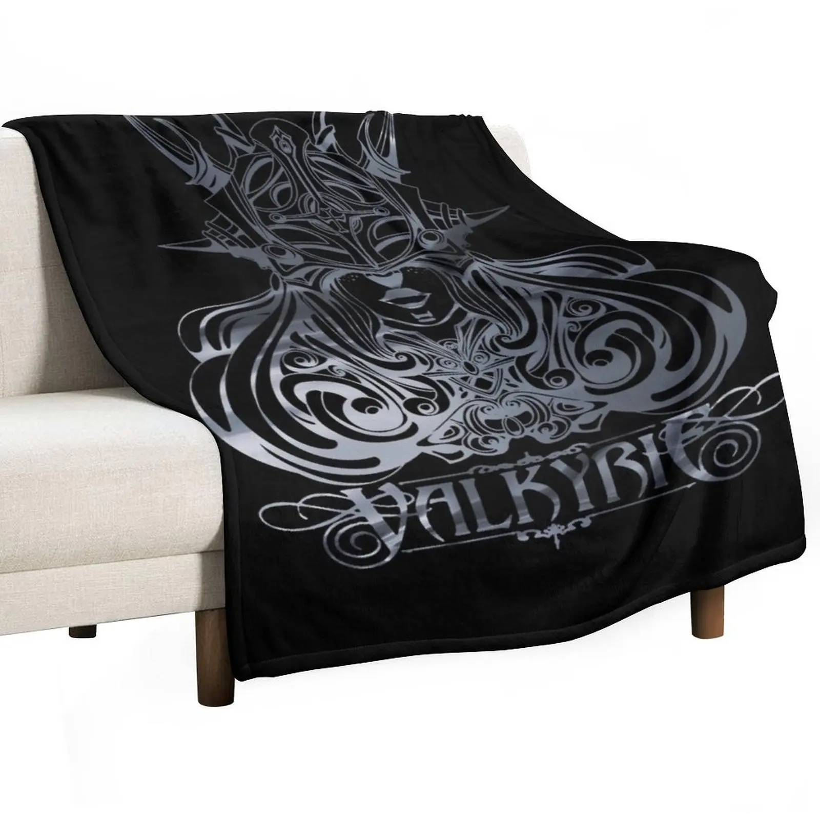 Valkyrie Warrior Throw Blanket Cute Soft Beds Hairy Hairys Nap Soft Plush Plaid Blankets