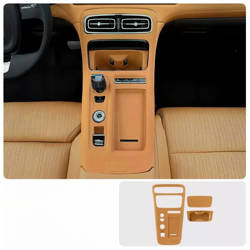 For Geely boyue L Atlas 2026 Silicone pad central control gear shift panel water cup cover interior car modification accessories