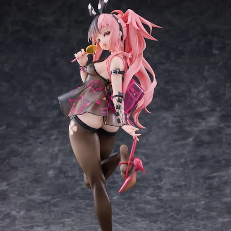 

In Stock Original 27cm Digigirlhigh Heels And Lollipop Bunny Girl 1/6Action Figure Modle Decoration Desktop Collectible Toy Gift