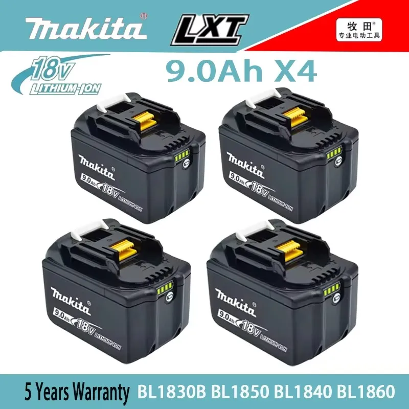 

100% Genuine/Original Makita 18v 9.0Ah for makita tools drill battery bl1850b BL1850 bl1860 bl 1860 bl1830b bl1815 bl1840 LXT400