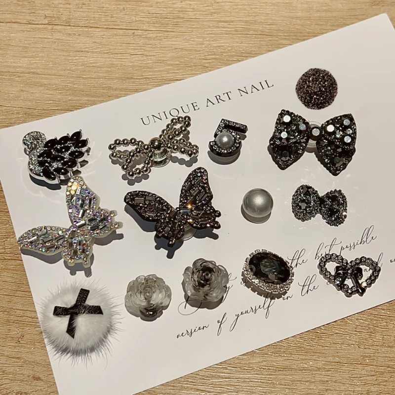 New JIBBITZ Black Swan imitation alloy niche high-end shoe Charms DIY Removable Shoe Accessories Party Gifts Favors