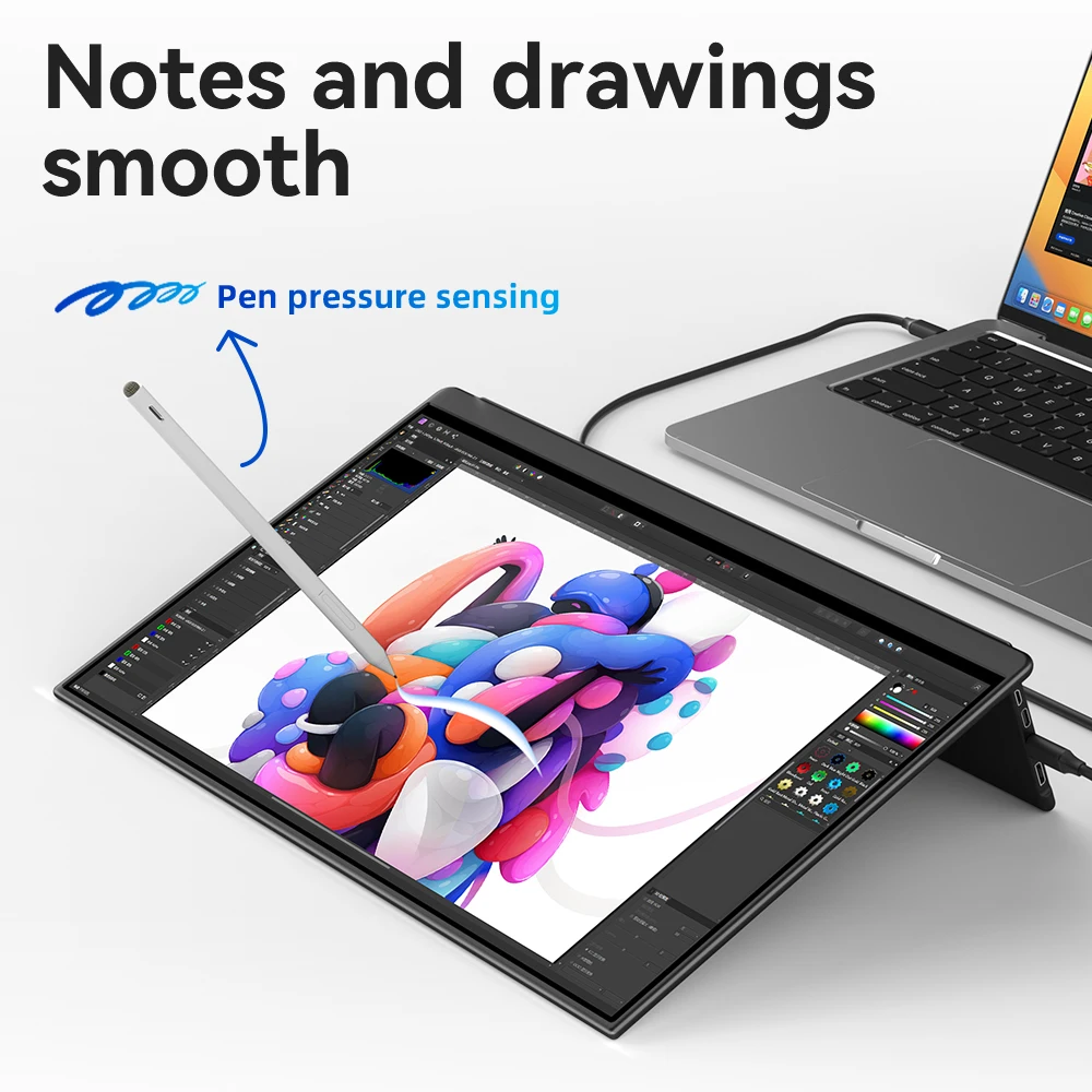 شاشة محمولة لأجهزة الكمبيوتر المحمول Windows Macbook ، سلسلة Om Switch ، FHD ، 60Hz ، من من من من من نوع Om Switch #5