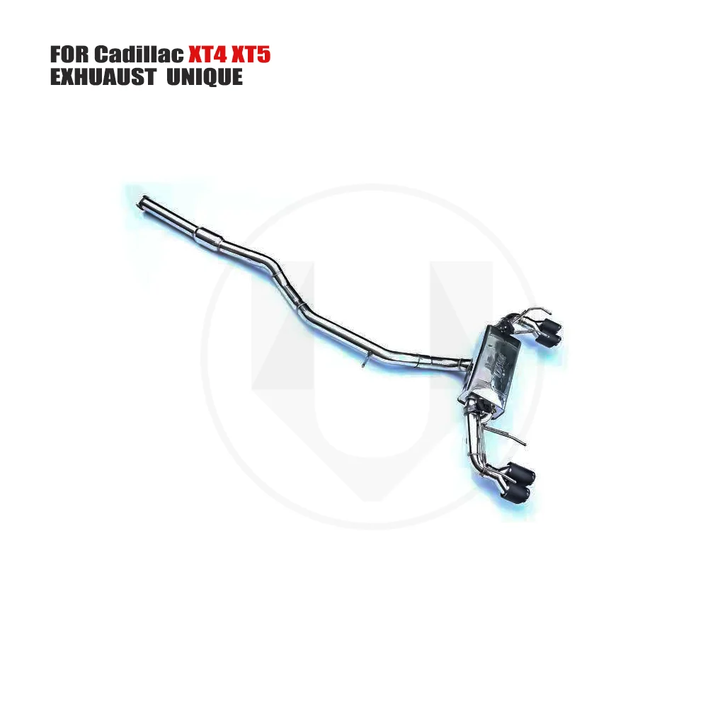 

UNIQUE Stainless Steel Exhaust System Performance Catback is Suitable for Cadillac XT4 XT5 2.0T Car Muffler