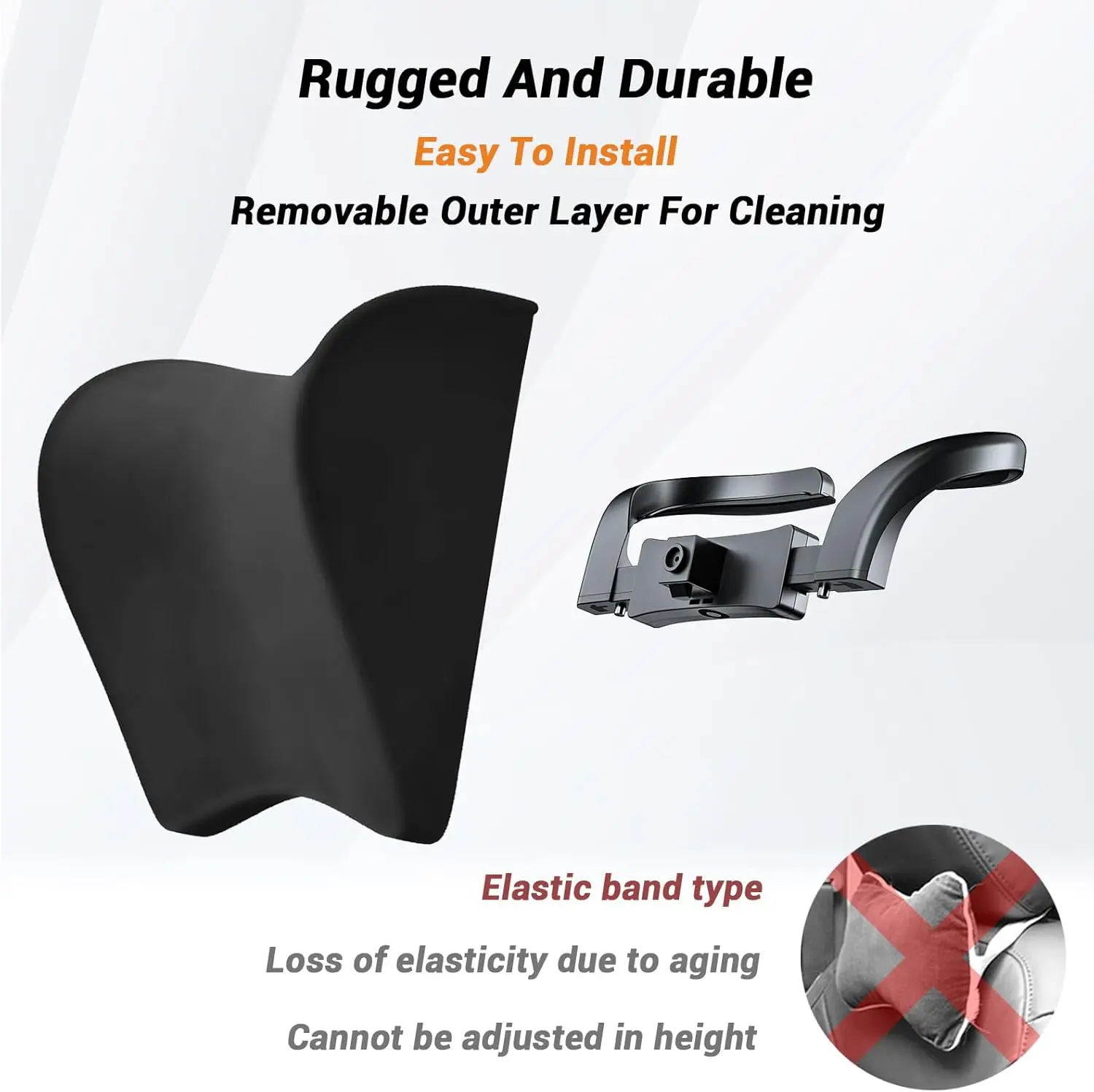 Model 3/Y Neck Pillow: Ergonomic Memory Foam Support & 2.8