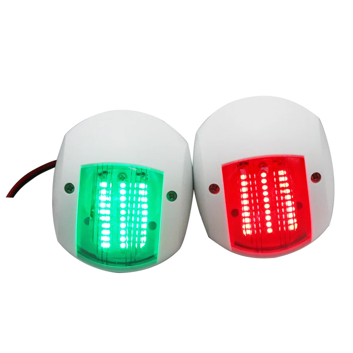 New marine navigation signal light yacht speedboat sightseeing boat light led signal left red right green mast tail light