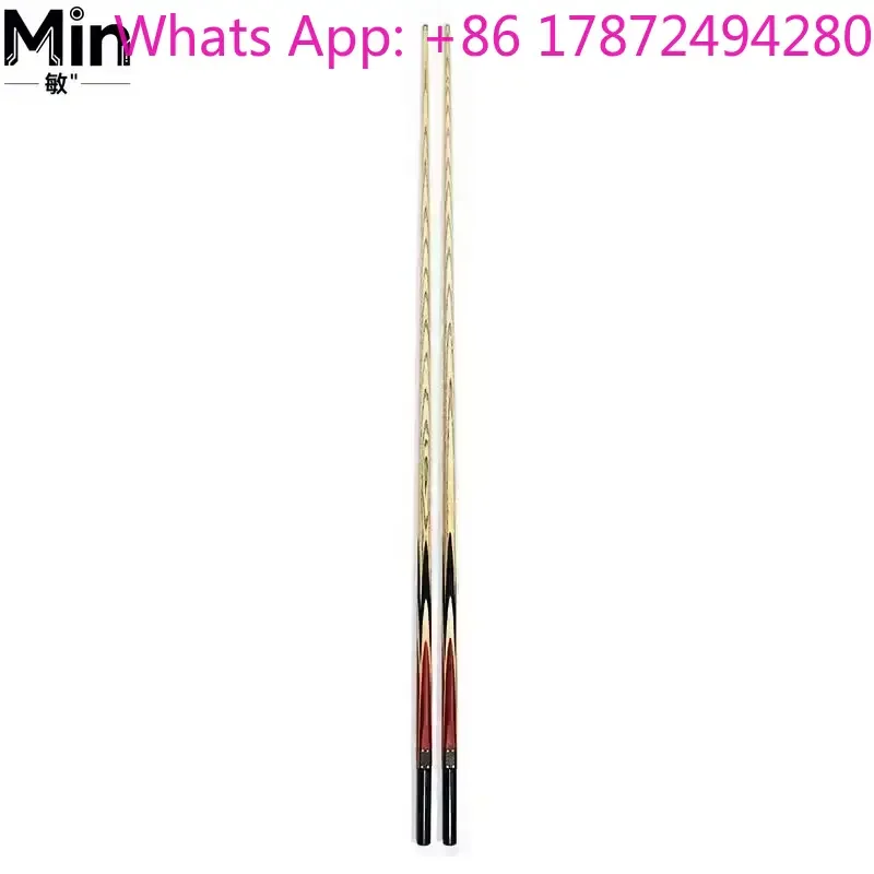 High-End Handmade Ash Wood Snooker Billiard Cue 9mm Tip with Extension
